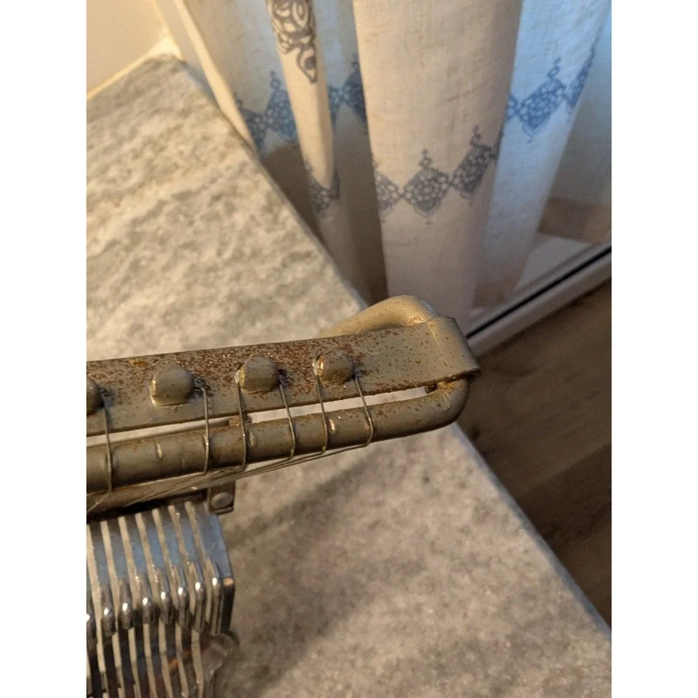 Vintage Kitchen item:  EASY AID metal Hard Boiled Egg Slicer - Patent‎ pending